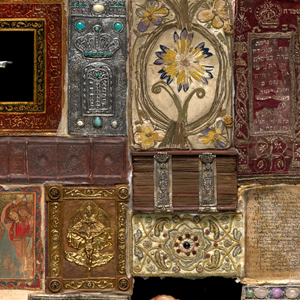 holy book cover-collage-art reproduction