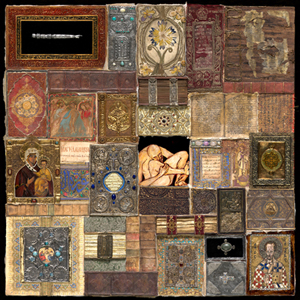 holy book cover-collage-art reproduction